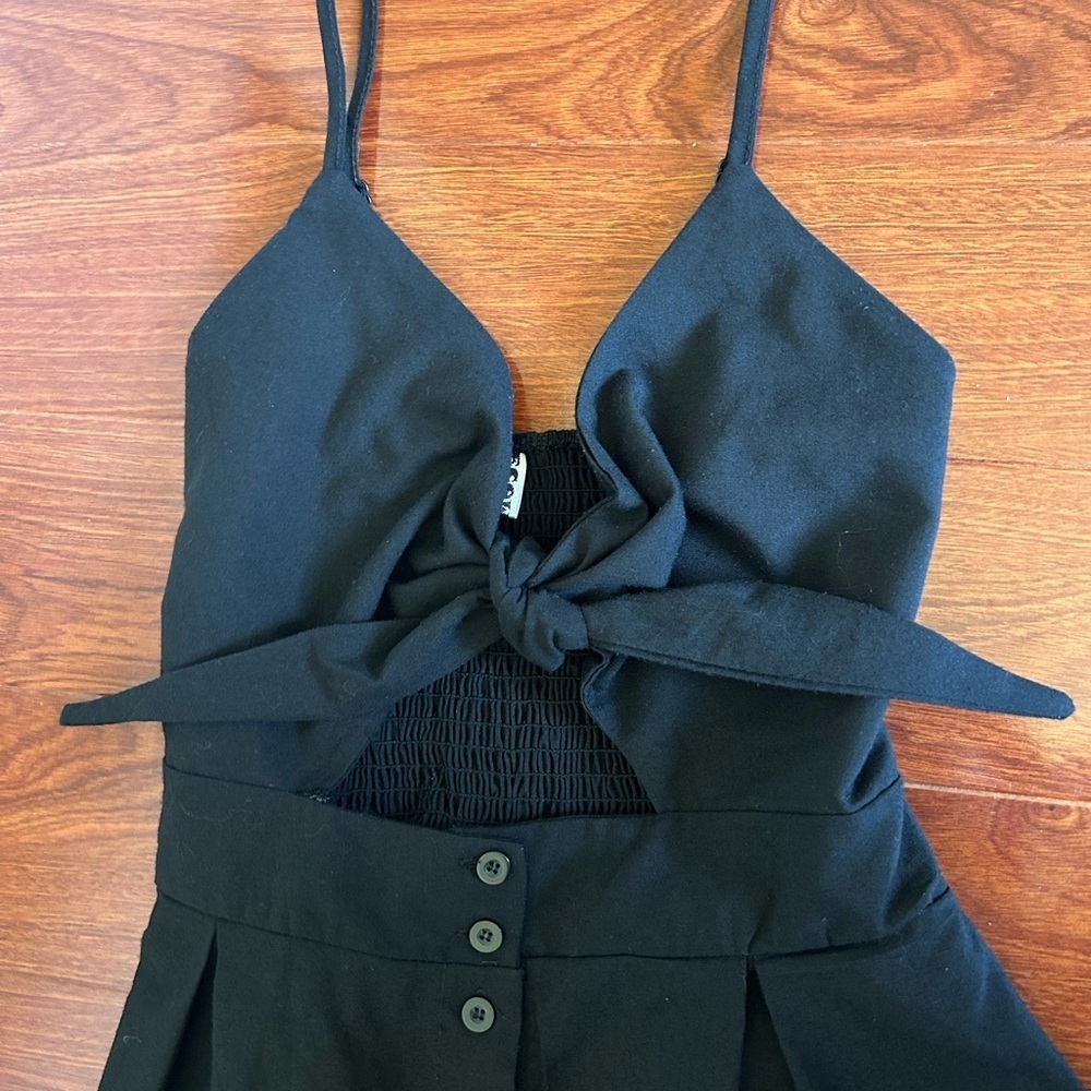 Black Spaghetti Strap Midi Dress NWOT - Picture 7 of 9